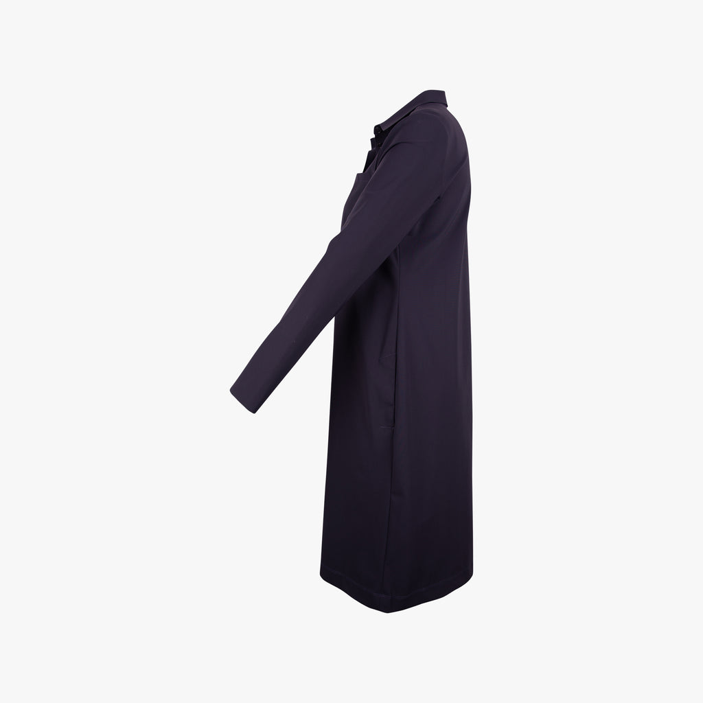 Trvl Drss Hemdblusenkleid uni | dunkelblau