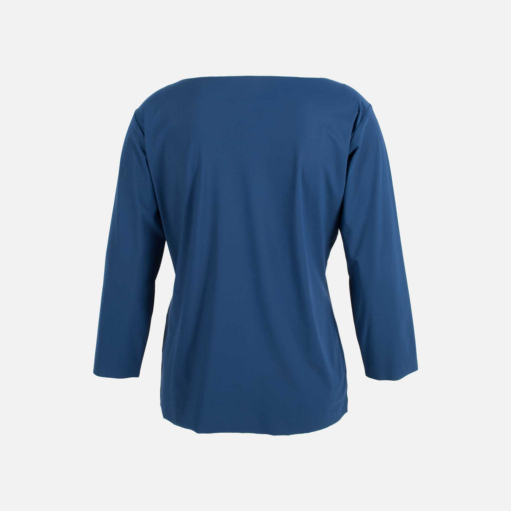 Trvl Dass RH-Shirt Uni | dunkelblau