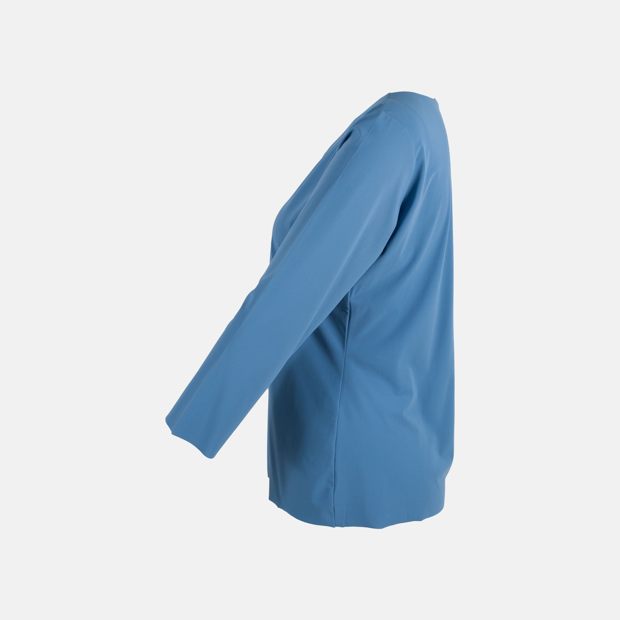 Trvl Dass RH-Shirt Uni | taubenblau