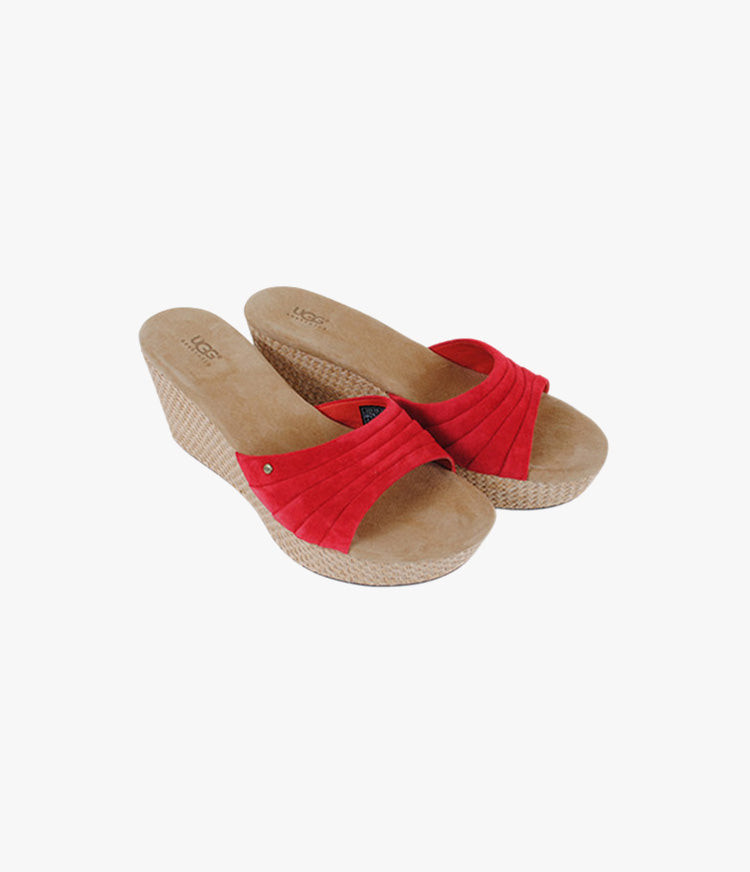 Wedge offen Alvina | rot