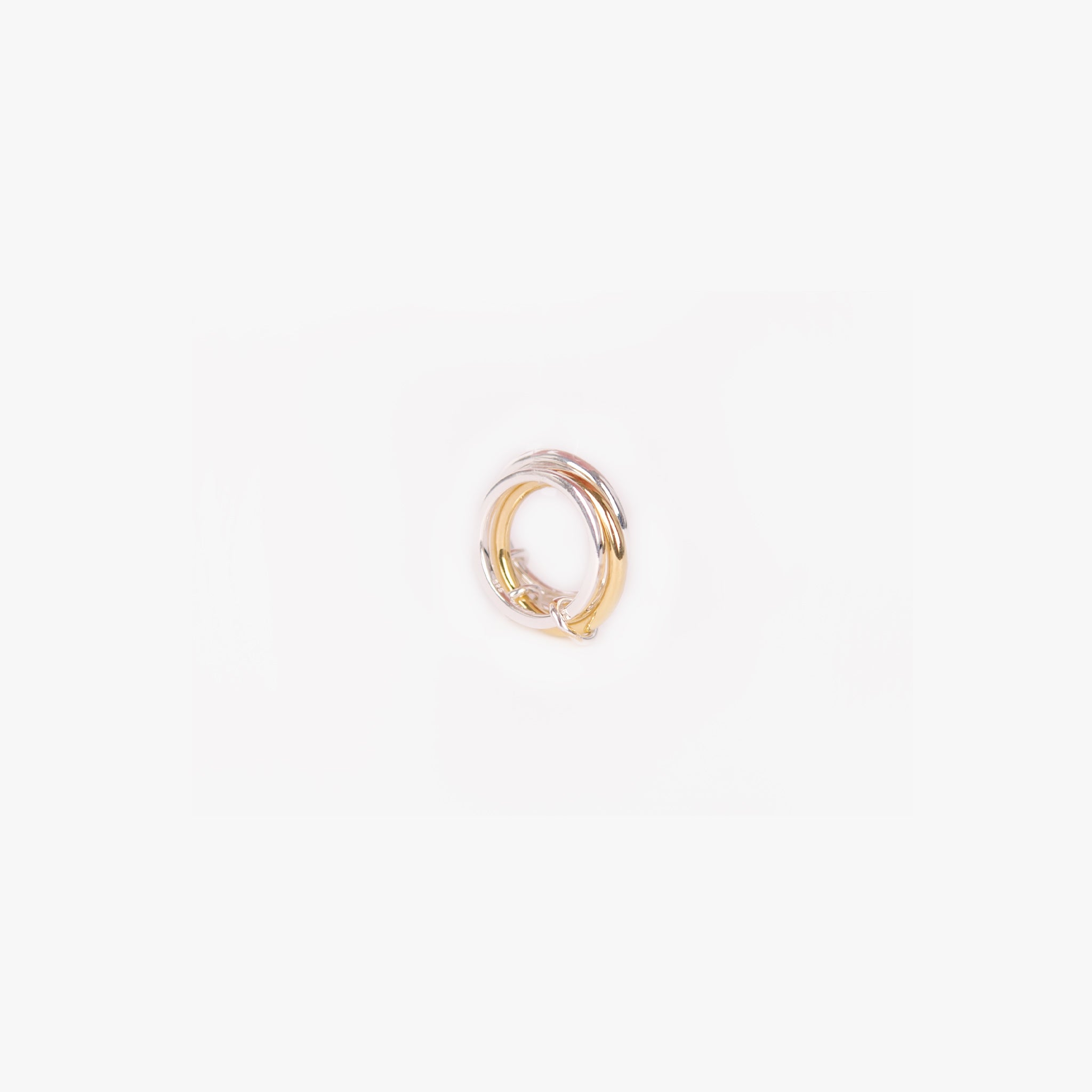 Vika Interlocked Quad Ring Mix | silber