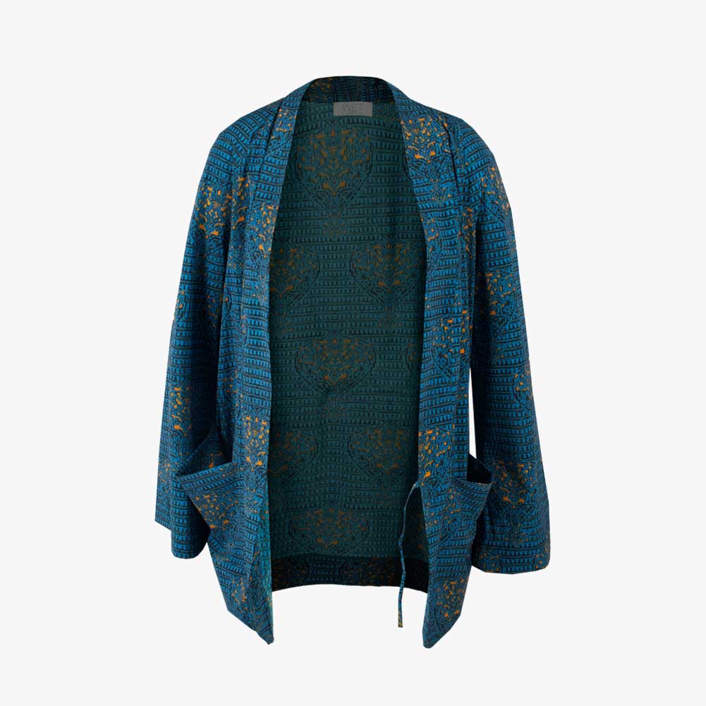 Jacke Haori (petrol, XXS) | petrol