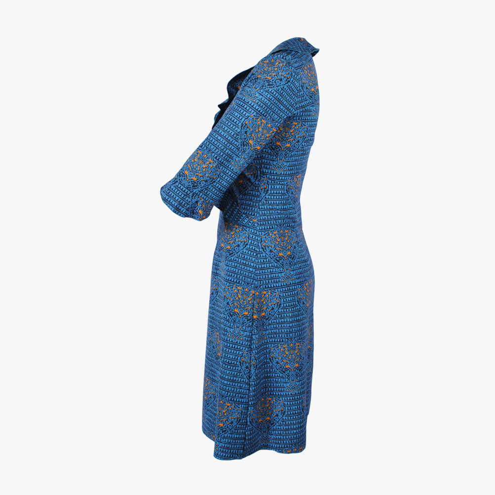 Kleid Fraise Print | petrol