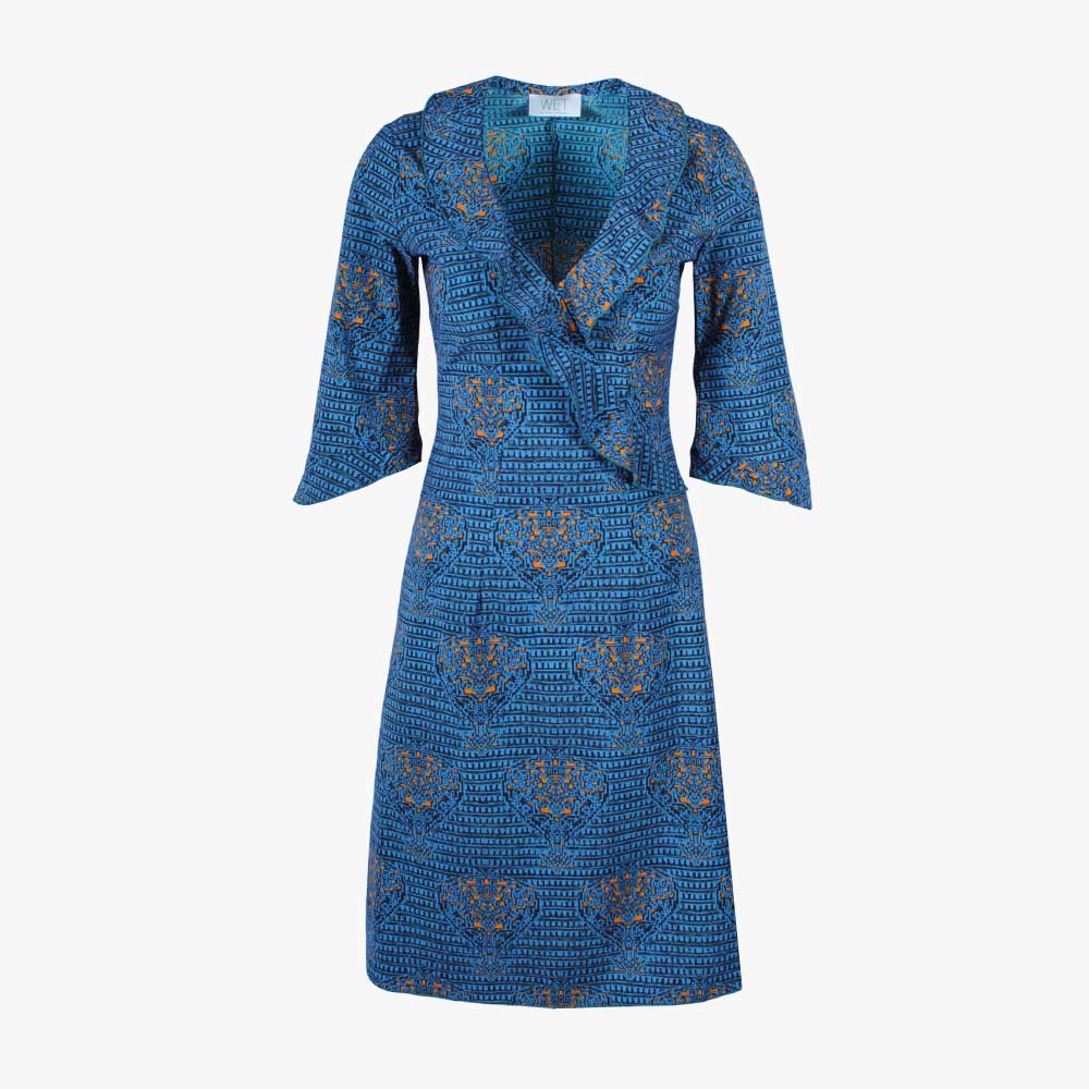 Kleid Fraise Print | petrol