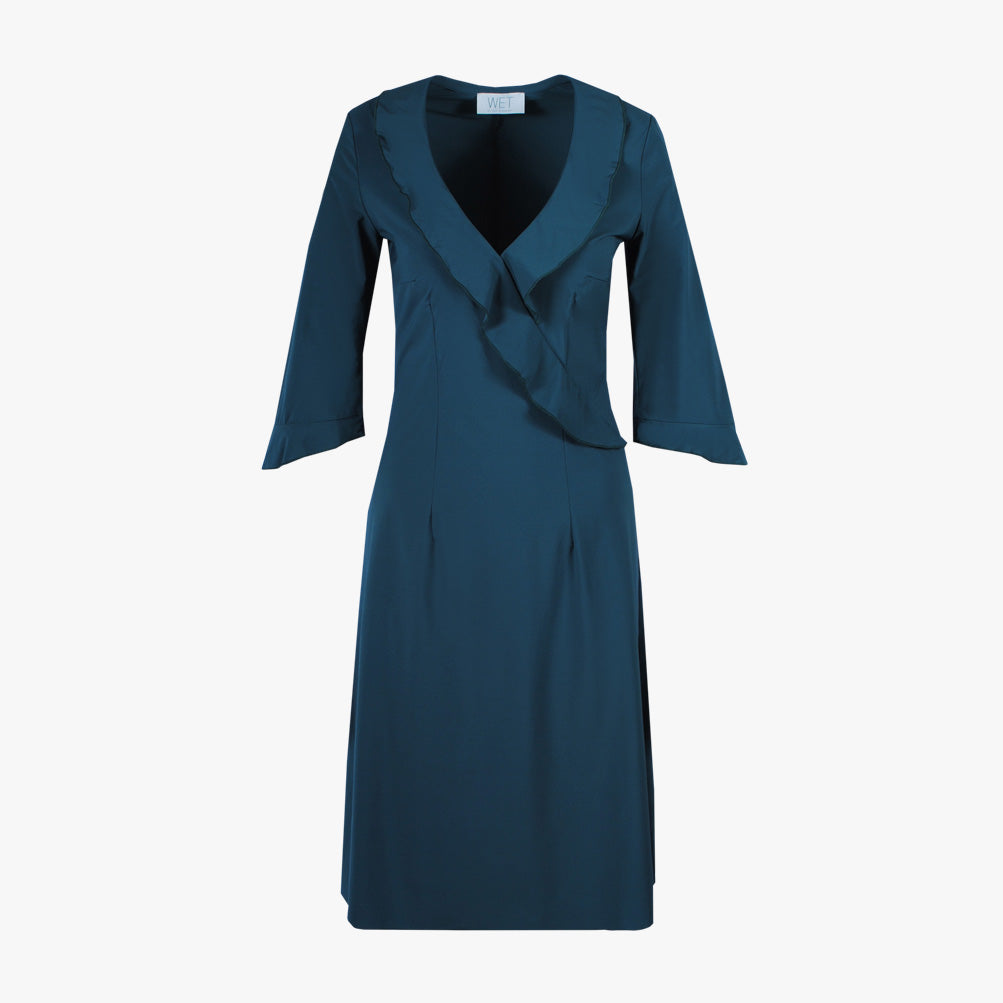 Kleid Fraise uni | dunkelgrün