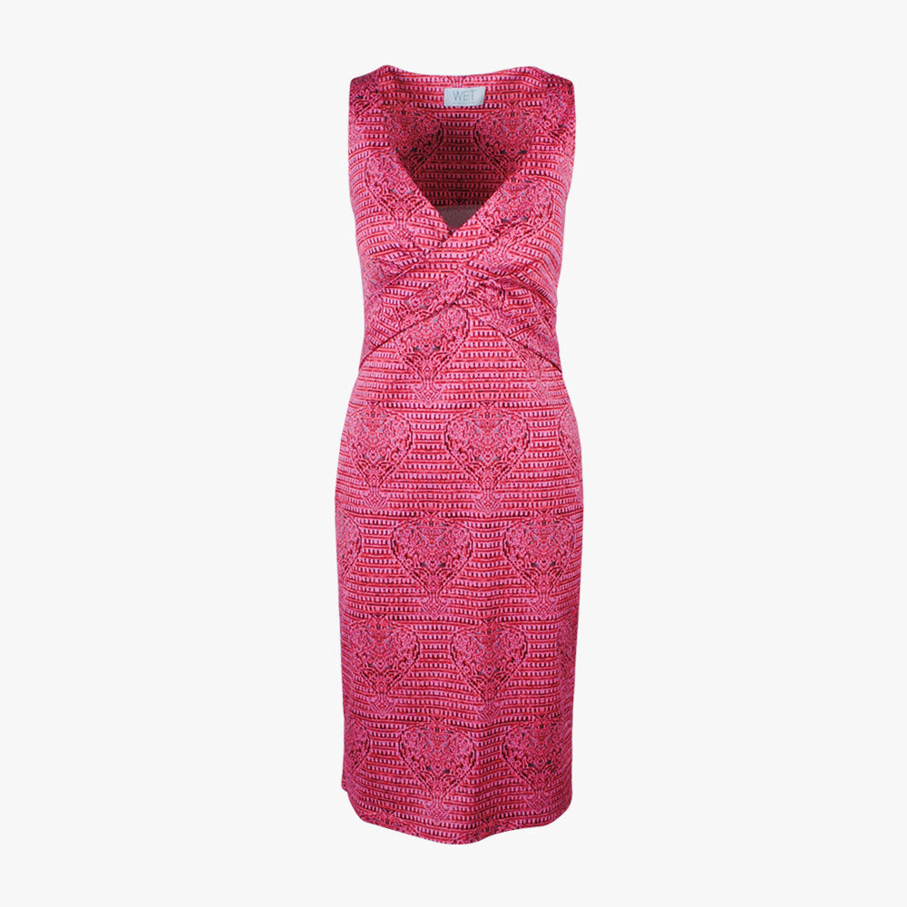 Kleid Veroushka Print (rosa, XXS) | rosa