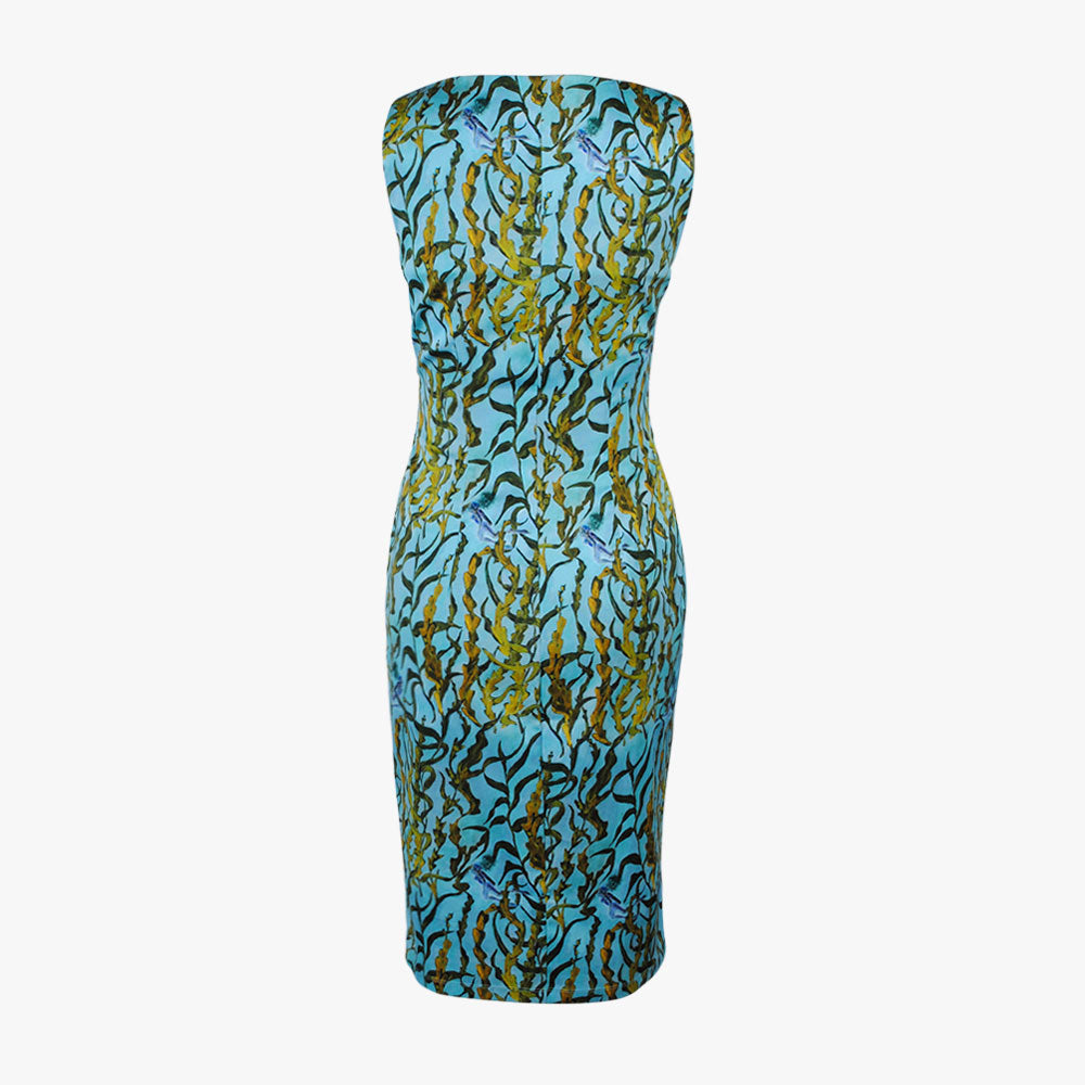 Kleid Veroushka Print (türkis, XXS) | türkis