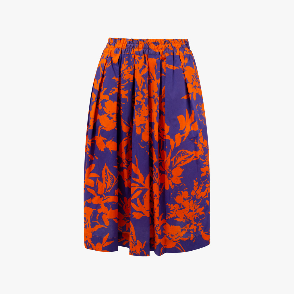 Rock Print Cottonstretch | violett