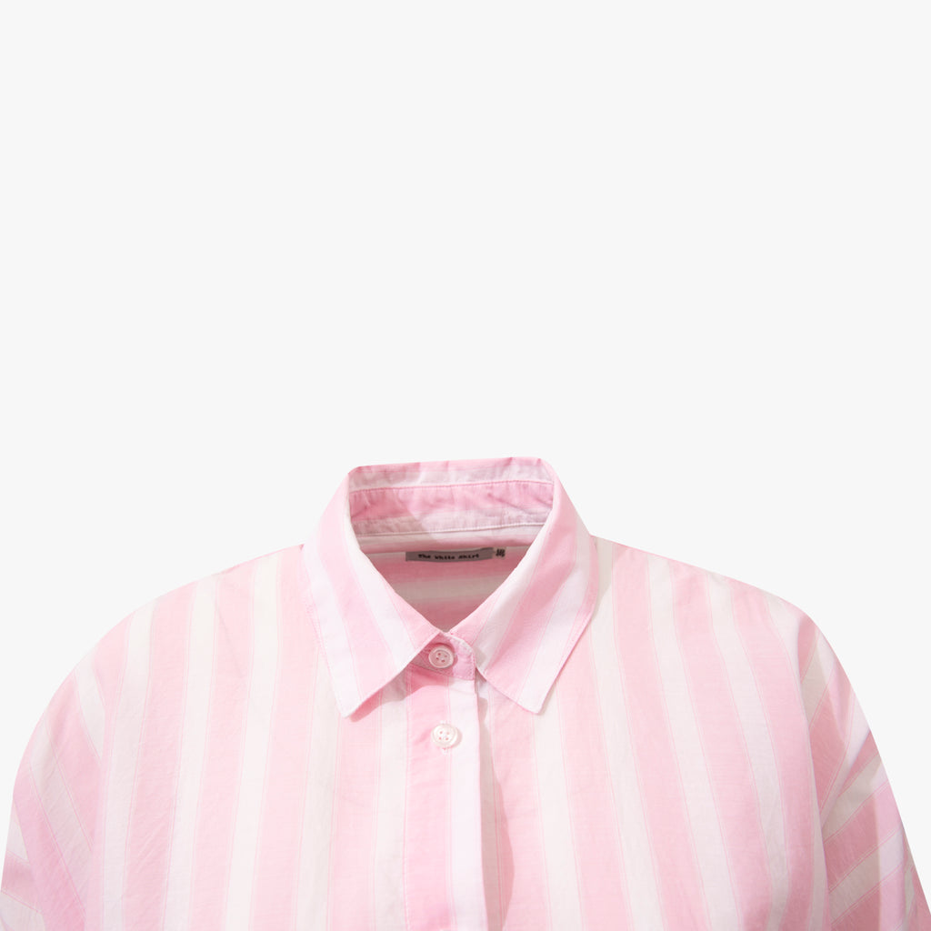 1/1 Bluse STR oversized | rosa