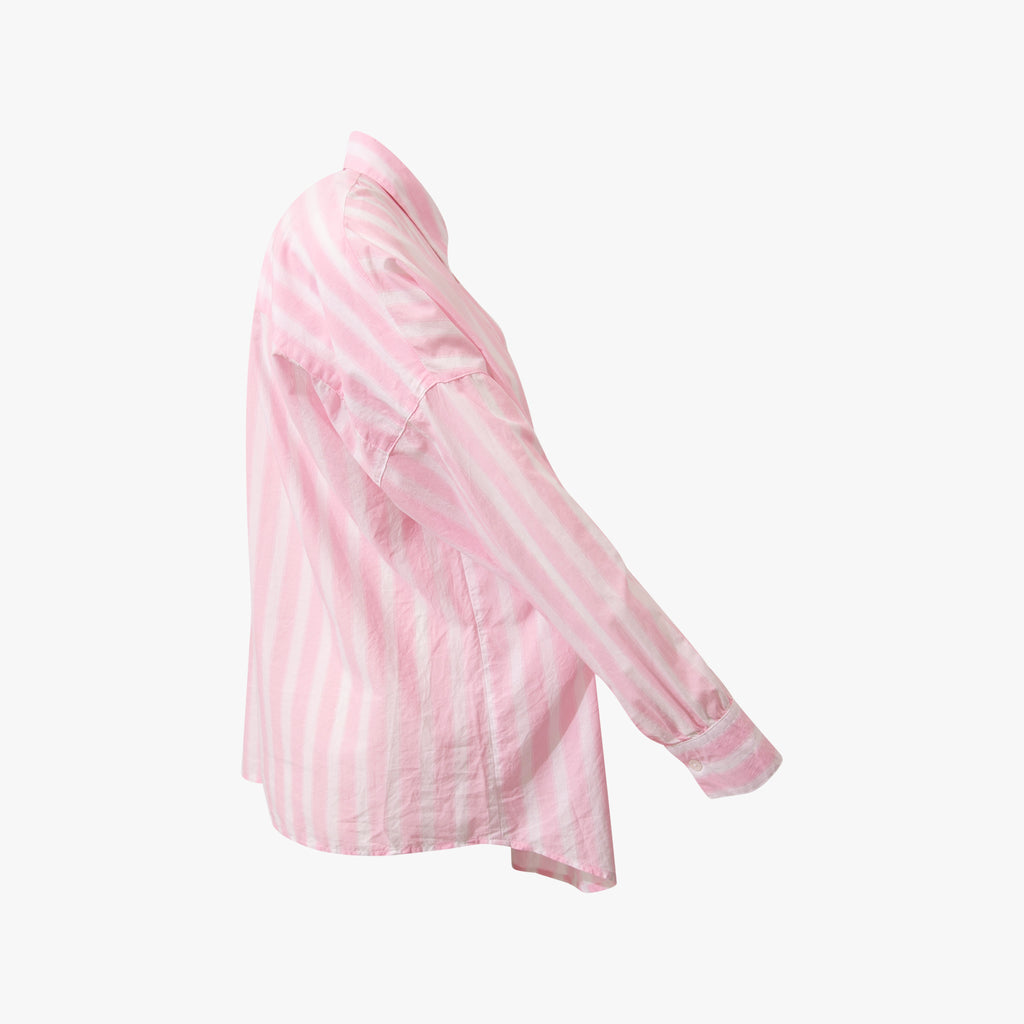 1/1 Bluse STR oversized | rosa