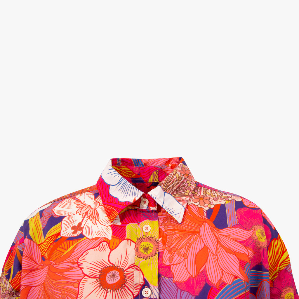 1/1 Bluse Cotton Print | orange