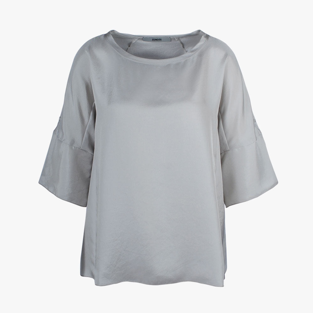RH-Blusenshirt Twillsatin (creme, XXS) | creme