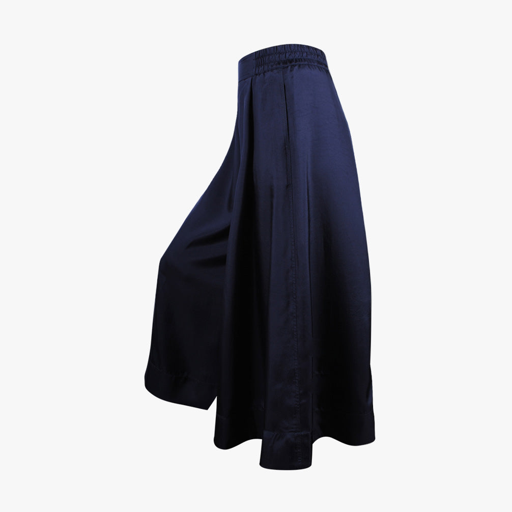 Culotte Twillsatin (dunkelblau, XXS) | dunkelblau