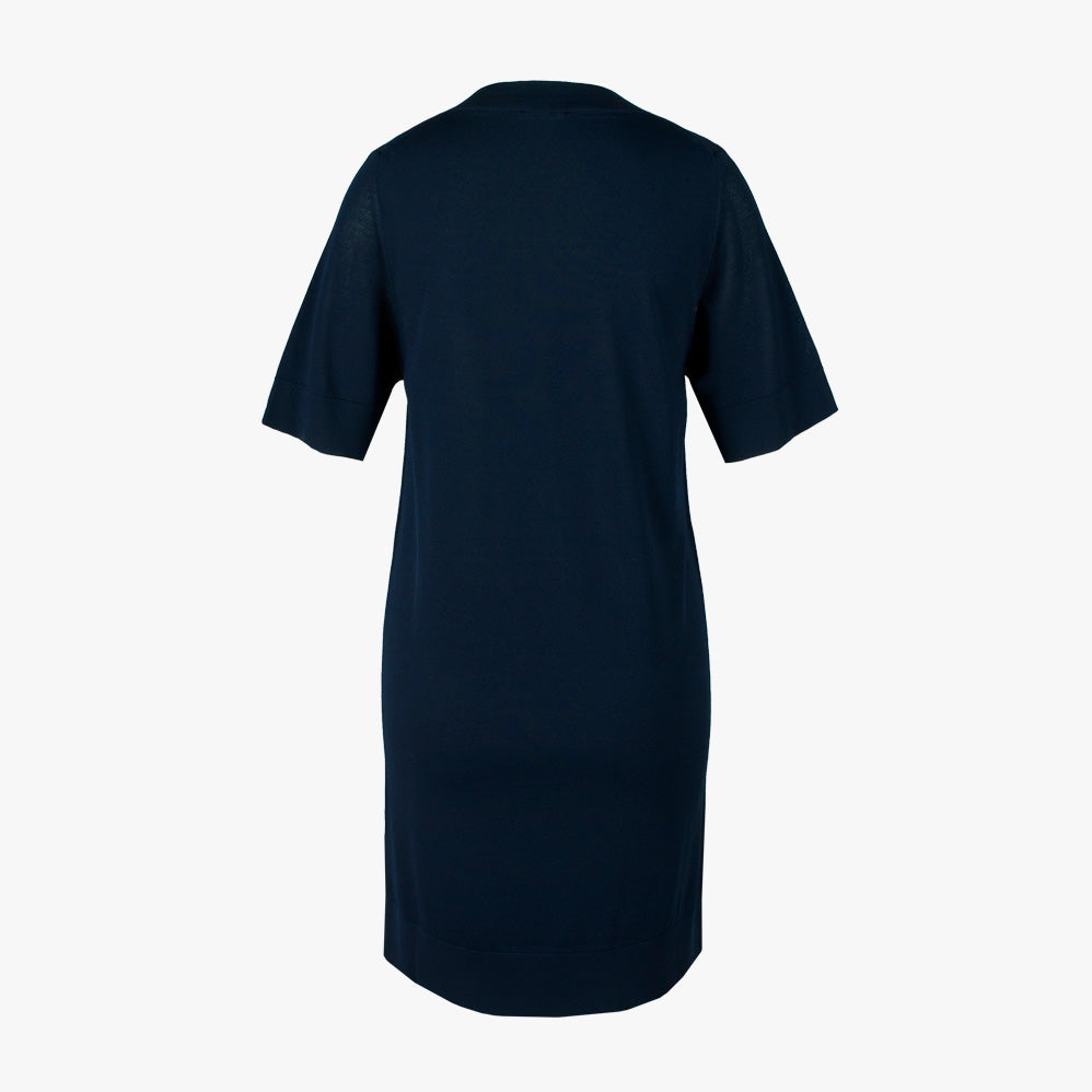 1/1 V-Strickkleid Abigail | navy