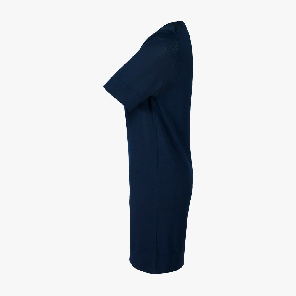 1/1 V-Strickkleid Abigail | navy